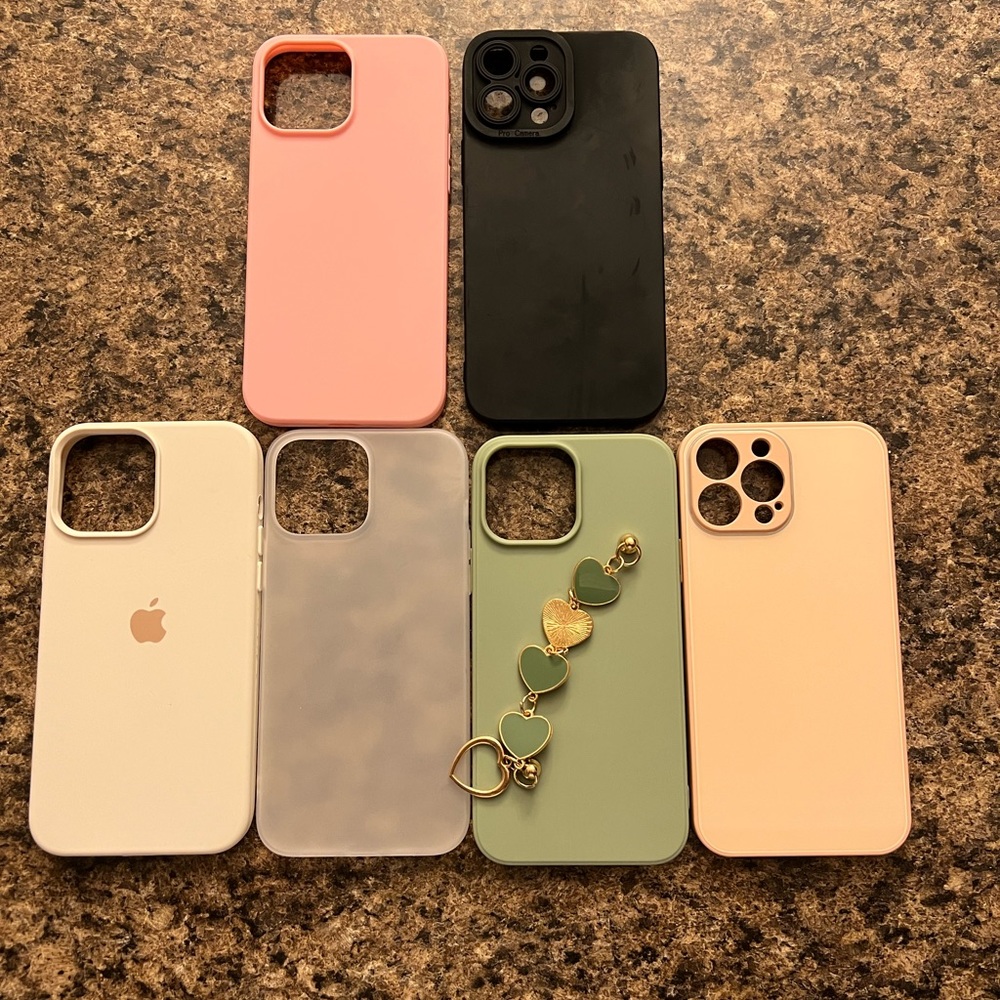 Bundle of SHEIN iPhone 13 pro max cases